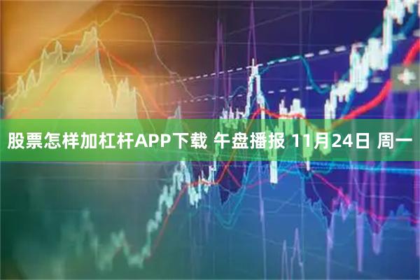 股票怎样加杠杆APP下载 午盘播报 11月24日 周一